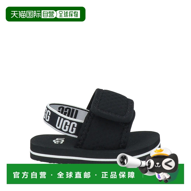 1h可退 香港直邮潮奢 Ugg 婴儿 凉鞋童鞋 black黑色 舒适时尚