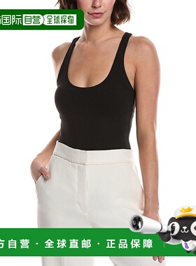 自营Michael Kors Collection Racerback Bodysuit - black 美国