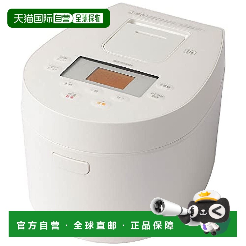 【日本直邮】爱丽思欧雅玛IH电饭锅3合50种模式极厚火釜 白 RC-IL