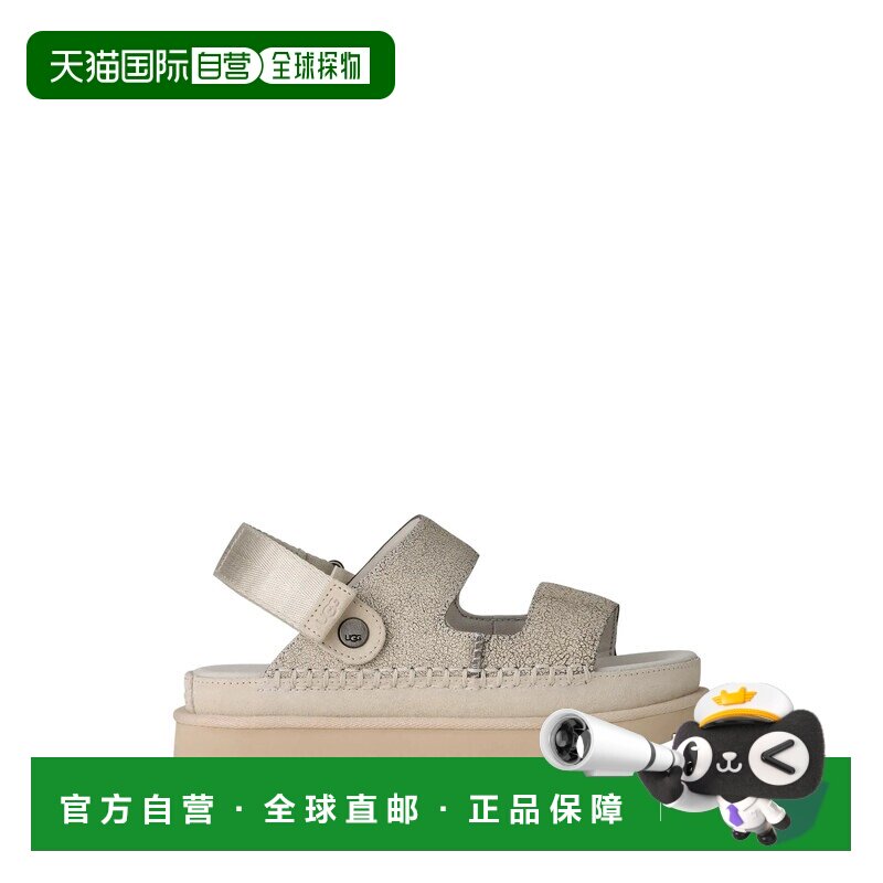 1h可退 香港直邮UGG 女士凉鞋 1177852CRCKCRACKLE SS2026 米白色图片