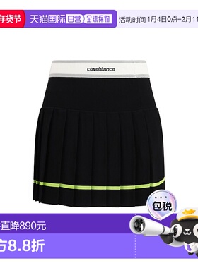 1h可退 香港直邮Casablanca 女士 条纹褶裥半身裙 WSP26KW123401B