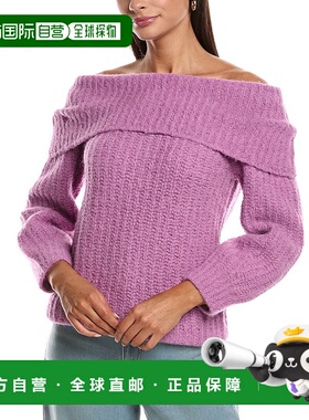 自营Nation LTD Serena Off-Shoulder Alpaca-Blend Sweater - pi
