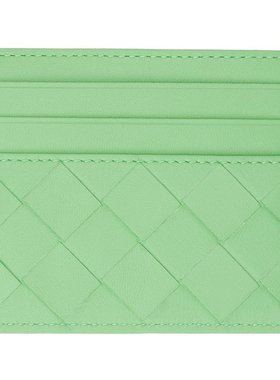 bottegaveneta葆蝶家女士绿色卡包时尚潮流经典百搭