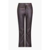 金属色高腰喇叭牛仔裤 Crop Boot Mini 美国直邮FRAME