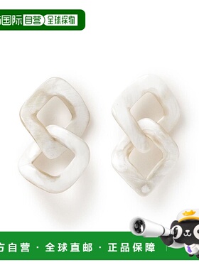 1h可退 日本直邮L’INDO CHINEUR 女士 水牛角材质 大链饰 个性耳