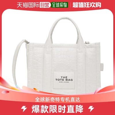 香港直邮潮奢 Marc Jacobs 女士白色中号 The Tote Bag 托特包