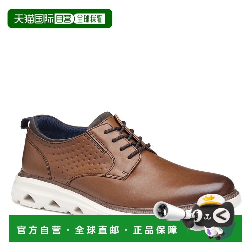 自营Johnston & Murphy Men's Jenkins Leather Plain Toe Dress