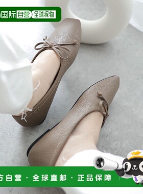 【日本直邮】SESTO方头脚背芭蕾舞鞋采用柔软光滑材质（Greige）