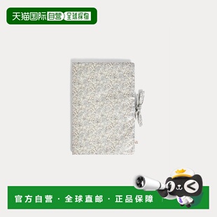 欧洲直邮Bonpoint小樱桃 Ebba婴儿蓝灰色健康手册印花覆盖布