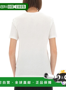 1h可退 香港直邮Paul Smith 女士 白色有机棉T恤T恤 W2RG799TP517