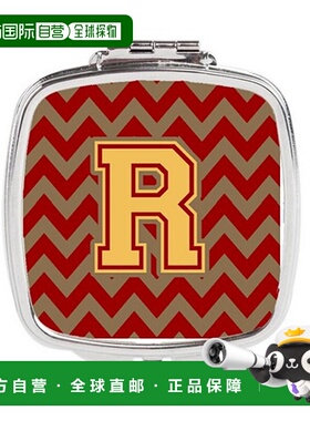 自营 Carolines Treasures CJ1048-RSCM 字母 R 雪佛龙石榴正品