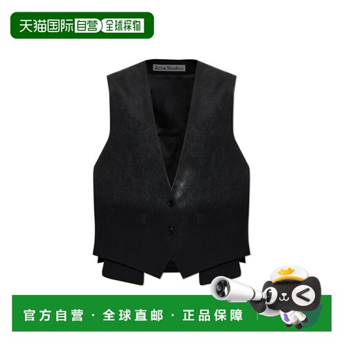 香港直邮ACNE STUDIOS 女士马甲 RWWNSUIT000033AH0343900BLACK