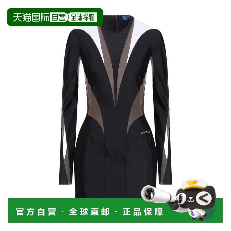 香港直邮Mugler穆勒女士短款连衣裙包臀裙 性感 【付后1h可退】