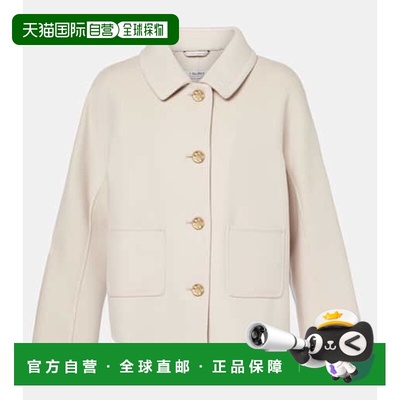 香港直邮'S Max Mara 女士 Sogno 双排扣初剪羊毛夹克