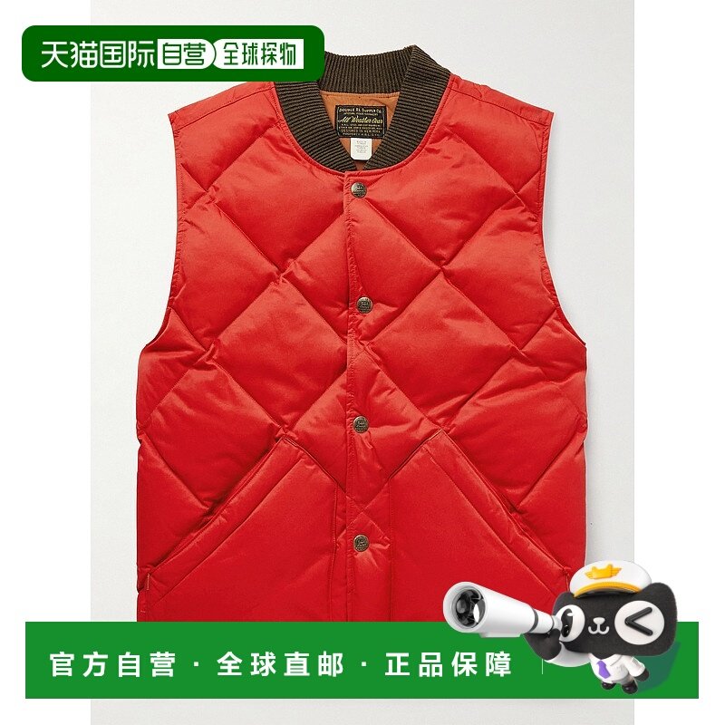 香港直邮RRL 拉夫 劳伦RRL 男士 William 绗缝带里衬再生尼龙马甲