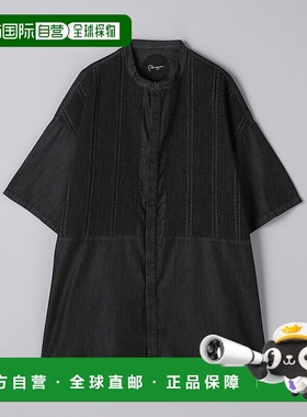 1h可退 日本直邮UNITED ARROWS Pheeta Trinity 男士黑色短袖牛仔