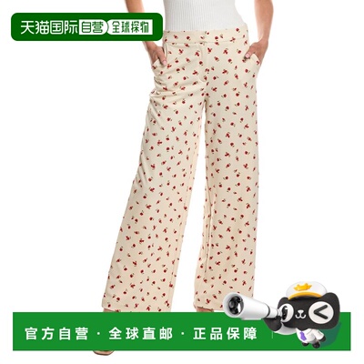 自营Ichi Ihkate Print Pant - white 美国奥莱直发裤子休闲裤