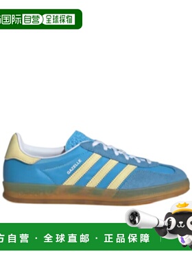 香港直邮ADIDAS 女士运动鞋 IE2960 SS2025 蓝色 GAZELLE  低帮休