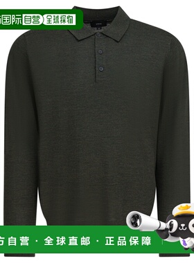 1h可退 香港直邮VINCE 男士 美利奴羊毛Polo衫 M05196453A593DLFG