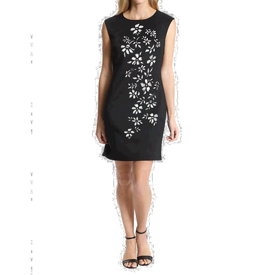 自营 london times黑色和象牙色 Ember 连衣裙 - 黑色和象牙色 美