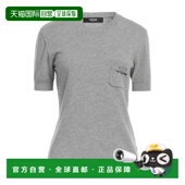 香港直邮潮奢 毛衣 versace 1h可退 范思哲 女士 grey灰色 舒适时