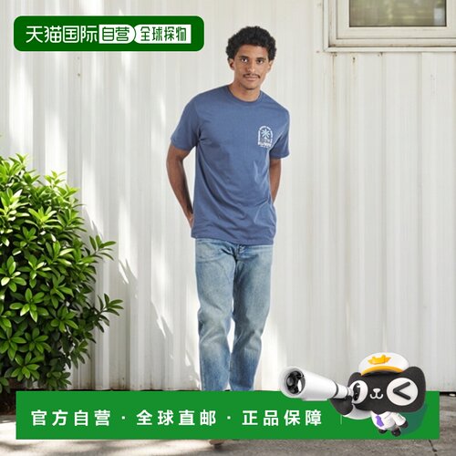 欧洲直邮Billabong衣服男短袖T恤衫海蓝色PORTAL PREMIUM SS男装