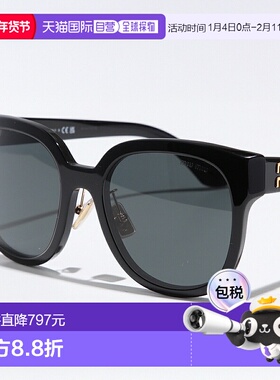 日本直邮Miu Miu 太阳镜 0MU 01ZS 女士蝴蝶惠灵顿镜框带扣和金属