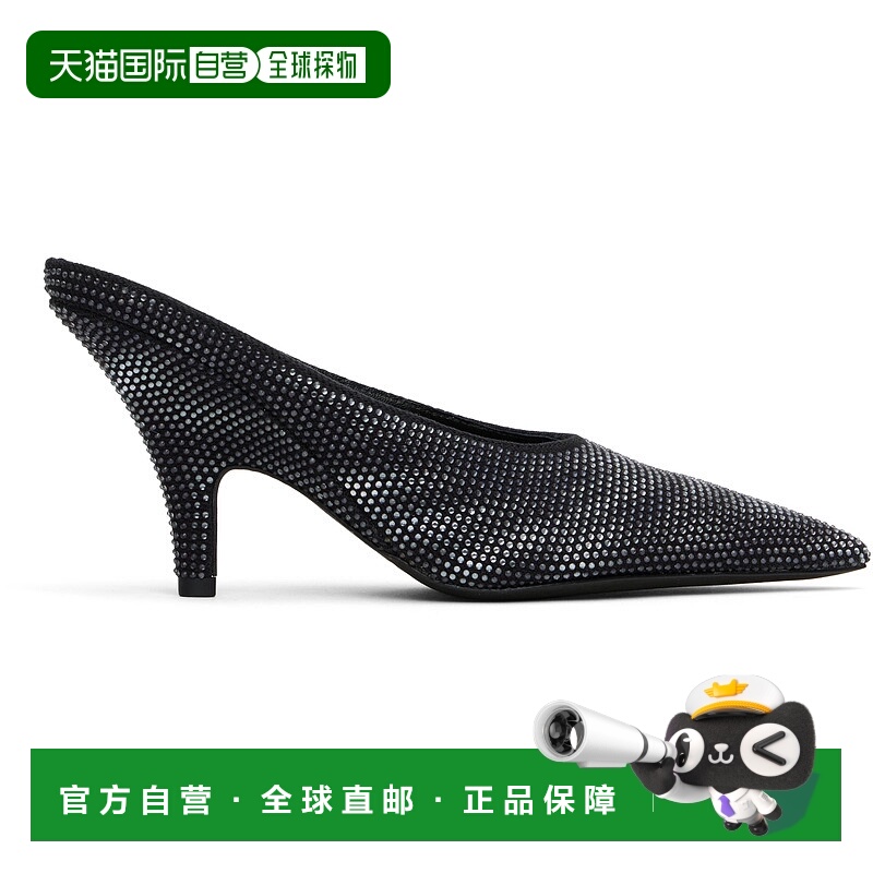 香港直邮潮奢 Alexander Wang 亚历山大 王 女士 黑色 Irina 90mm