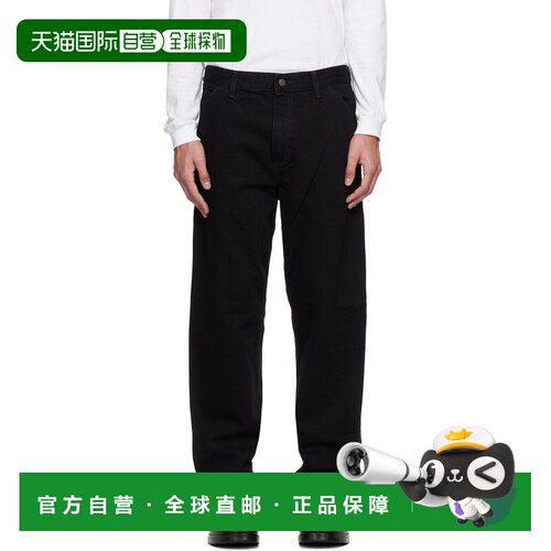 香港直邮CARHARTT WIP 男士 黑色 Single Knee 牛仔裤 I032024890