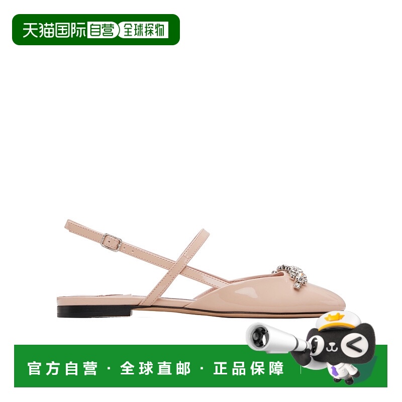 香港直邮Jimmy Choo Belinda 露跟平底鞋 BELINDASBFLATMACARON