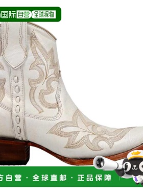 自营Women's Corral Embroidery & Zipper Ankle Boots Pearl L59