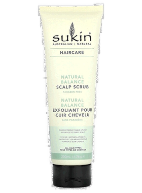香港直邮iHerb Sukin头皮磨砂膏自然平衡护发天然成分温和20正品