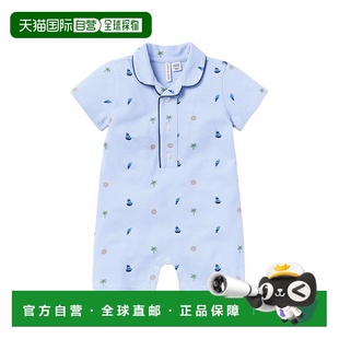 Janie 蓝色 and Romper 美国奥莱直 Jack条纹航海图标Pique 自营