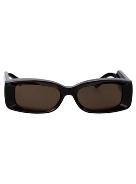 GUCCI 女士眼镜 GG1528S002 CO 棕色 几何框太阳镜