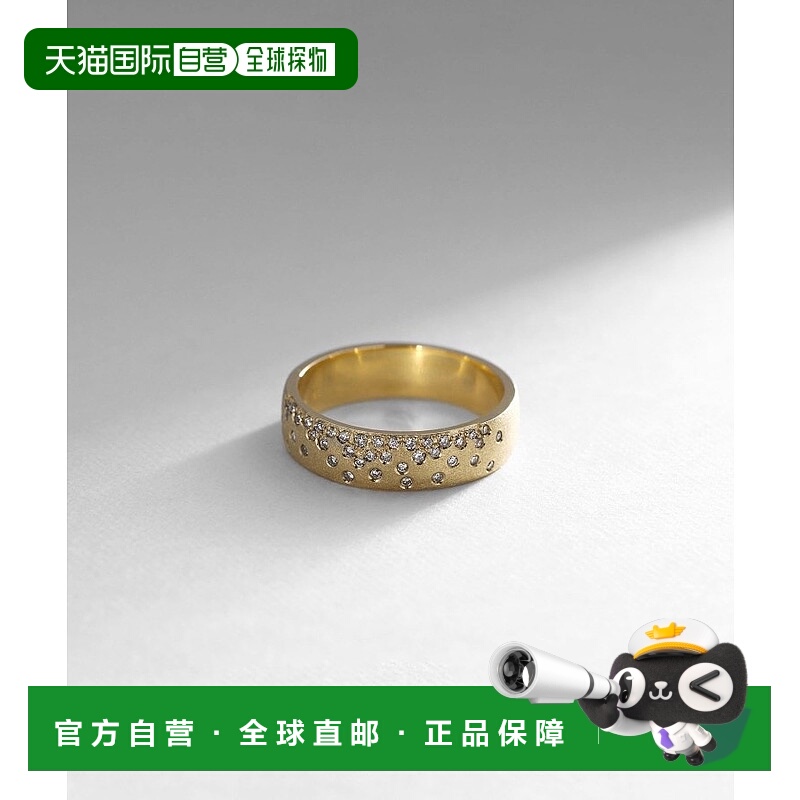 日潮跑腿COCOSHNIK 18K金 钻石 Arashi 密镶戒指 厚 12耳环