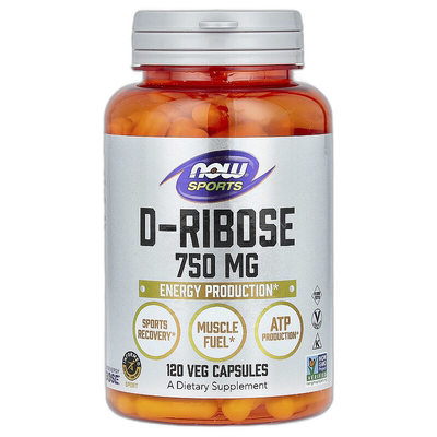 香港直发Now诺奥D核糖素食胶囊营养补充缓解酸痛保护身体120粒