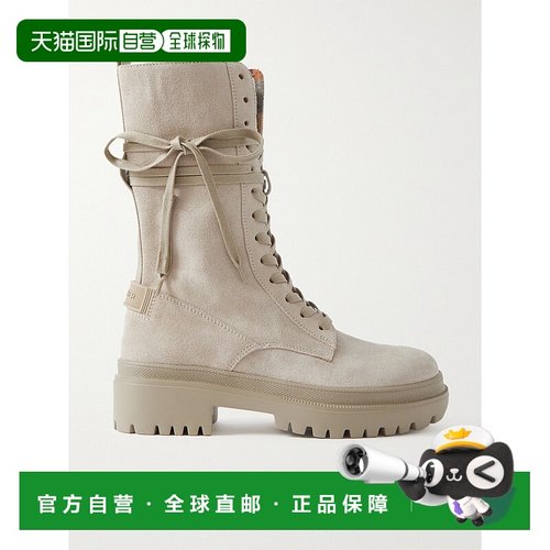 1h可退 香港直邮潮奢 bogner 博格纳 女士 Chesa Alpina 绑带绒面