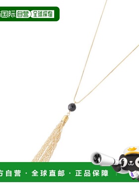 日潮跑腿COCOSHNIK 有色宝石 (缟玛瑙) 项链 80珍珠