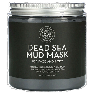 香港直邮Pure Body Naturals死海泥面膜面部身体温和250g正品
