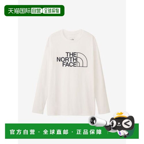 日本直邮The North Face 北面 男士 ES大Logo长袖T恤 NT32580