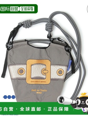 日本直邮Ball&Chain 环保袋迷你单肩包SAN HIDEAKI MIHARA带扣灰S