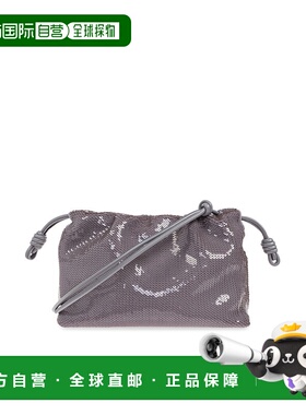 香港直邮LOEWE 女士手提包 A411FCRX620GREY CO 灰色 Bag Flamenc
