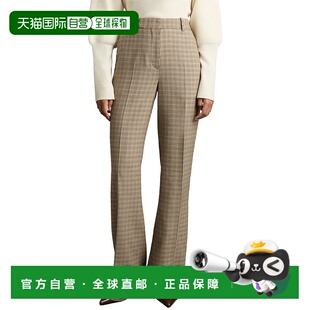 自营Reiss Vida Check Wool Wide Leg Trouser 女装美国奥莱直发