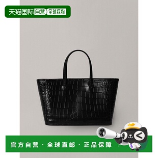 韩国直邮NOTHING WRITTEN正品托特包301472707Ain croco tote bag