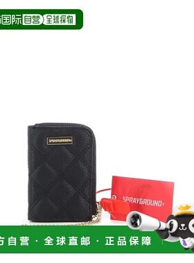 香港直邮Sprayground 男士钱包 910W4062NSZ SS2022 黑色 Black M
