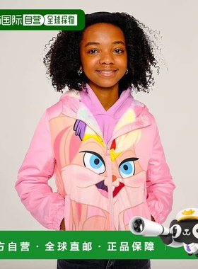 自营 members only女童毛皮衬里中量级夹克 - 粉红色 美国奥莱直