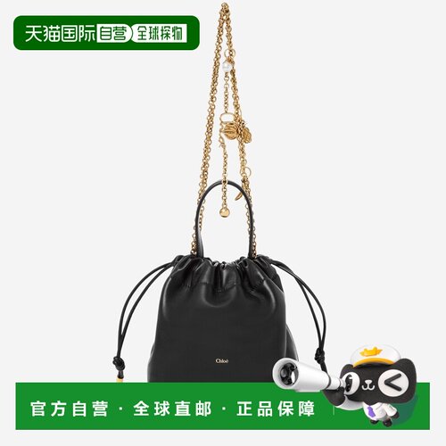 香港直邮CHLOÉ 女士手提包 CH26SP126R12001 CO 黑色 Icons Mini