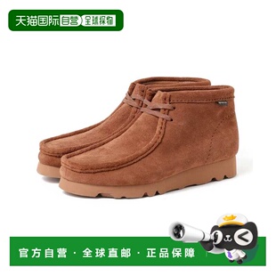 自营 Clarks 女士GORE-TEX防水牛皮短靴 Wallabee BT GTX Moca 13