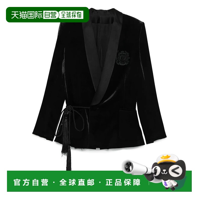 1h可退 香港直邮BALMAIN 男士外套 FH1SI845MH52EAP AW2025 黑色