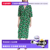 von Dress Furstenberg 自营Diane Valerie Midi green 美国奥